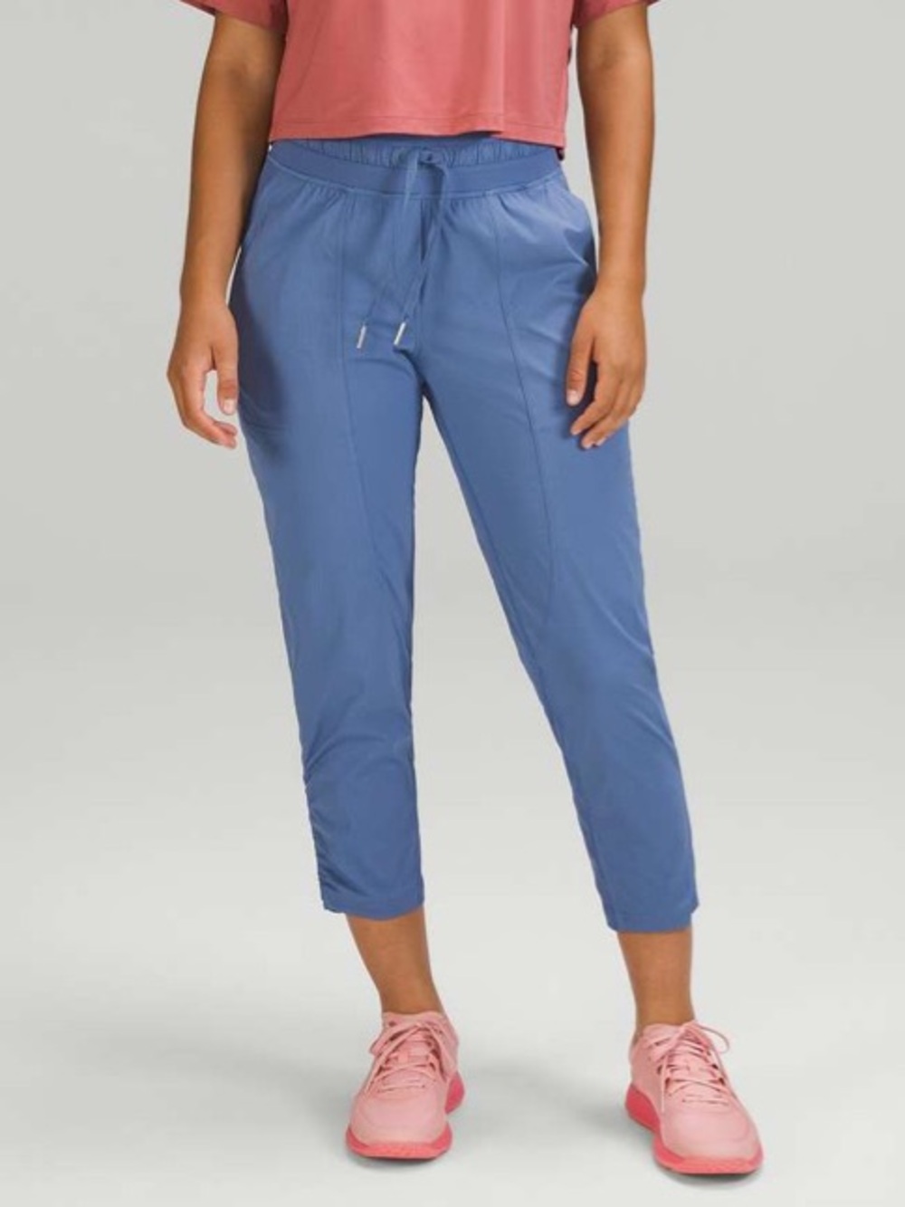 Lululemon Dance Studio Mid-Rise Crop- Water drop